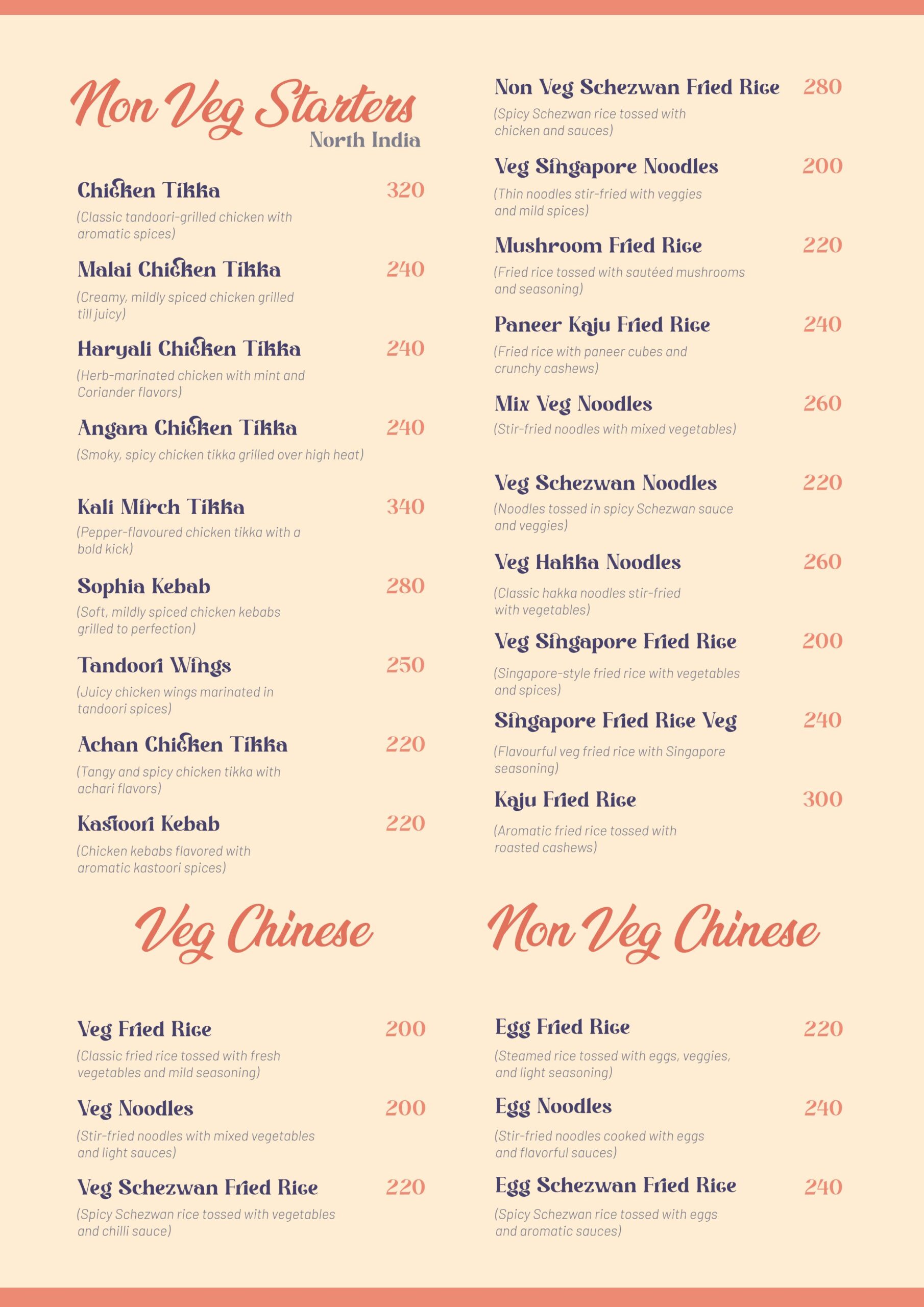 menu card locale indian images 5