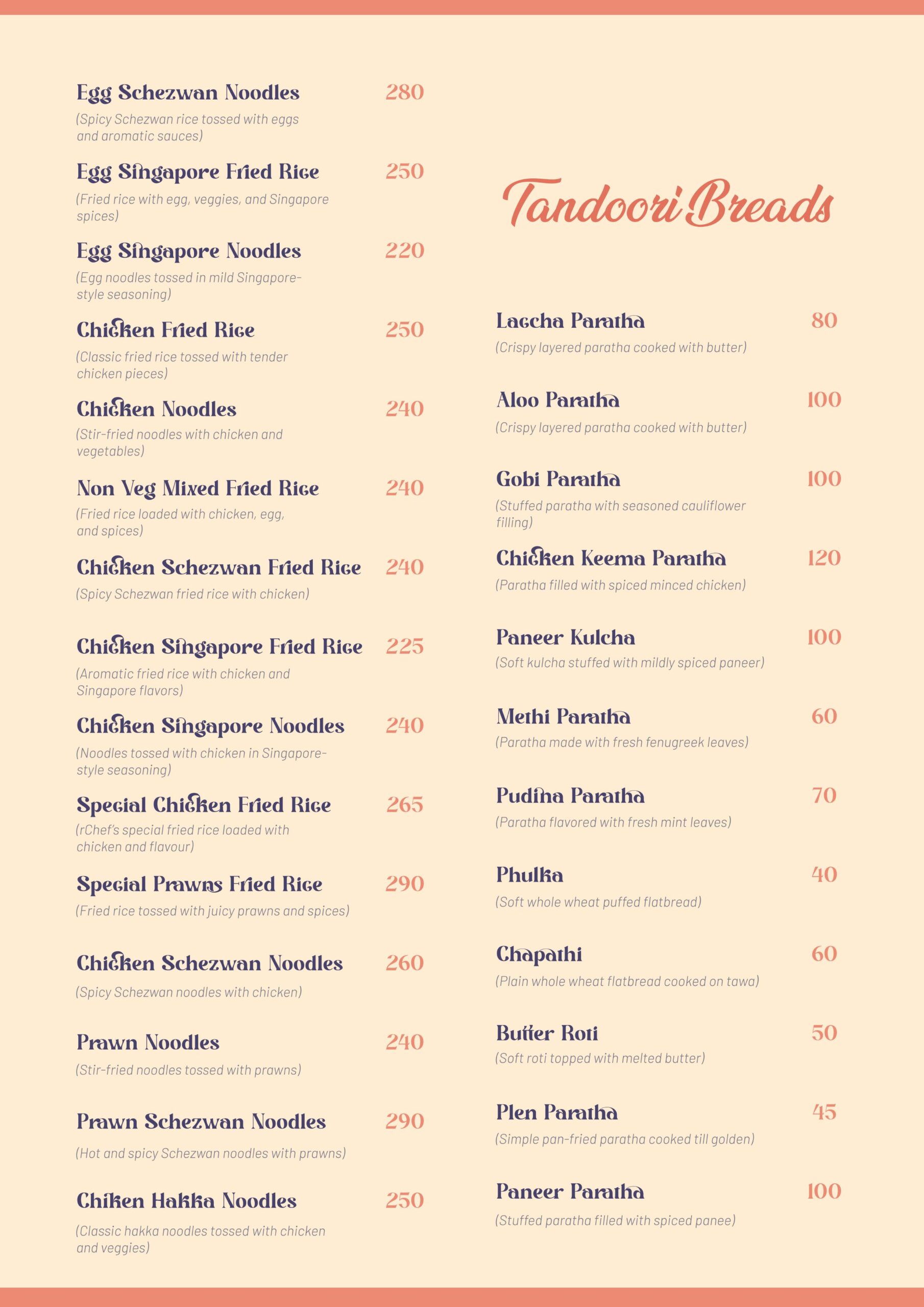 menu card locale indian images 6