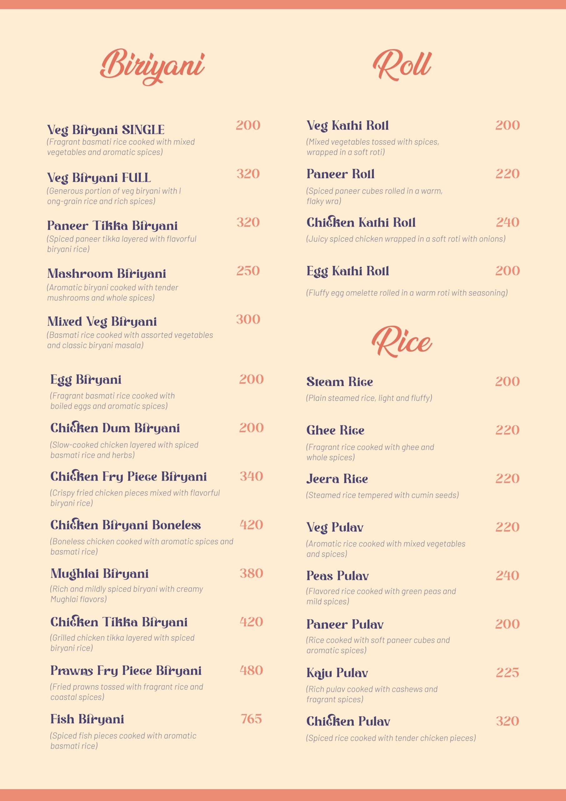 menu card locale indian images 9