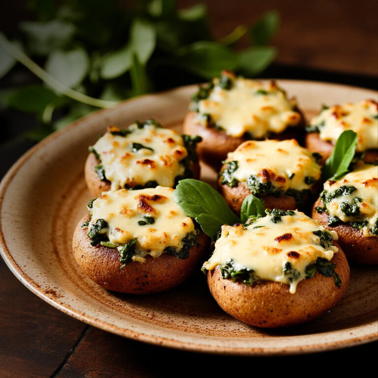 three cheese mushroom